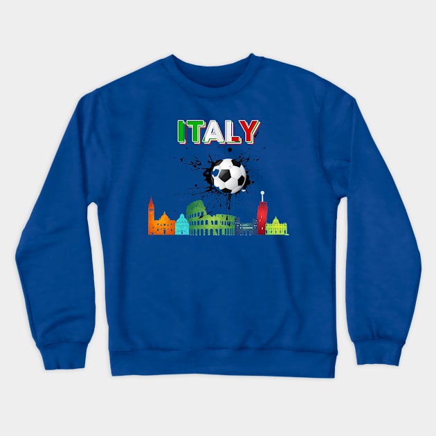 Italia! Crewneck Sweatshirt by HROC Gear & Apparel